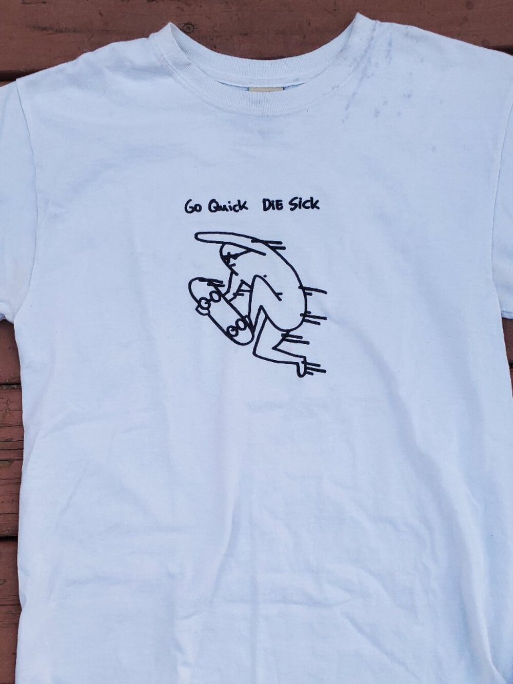 Leon Karssen Go Quick, Die Sick Tee - Size M - Picture 2 of 10